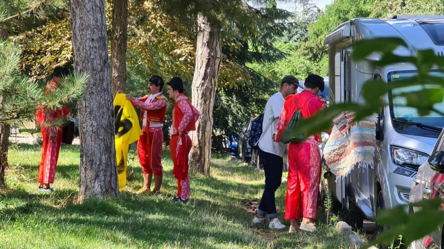 03 supporters espagnols au bois de boulogne