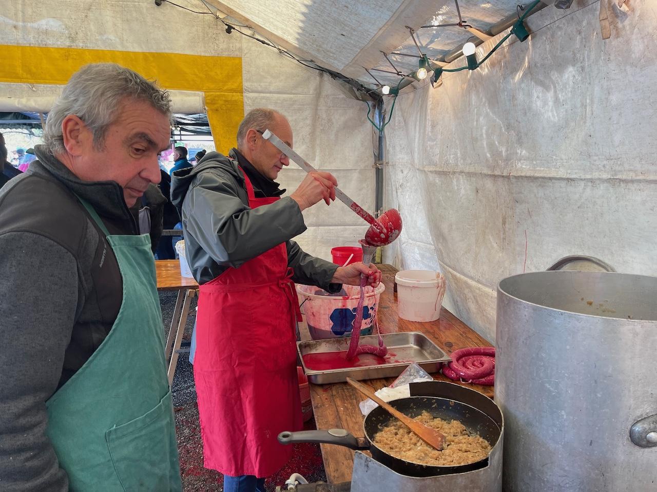 L'embossage du boudin bat son plein