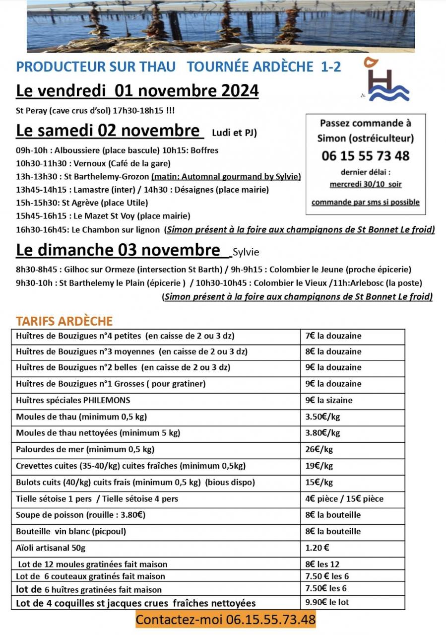 Sylvie livre le 2 novembre